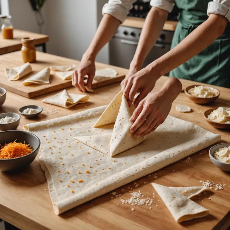 Как завернуть лаваш треугольником: искусство простого и стильного перекуса