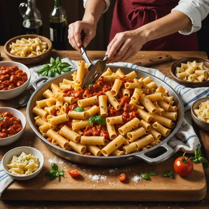 Паста ригатони с соусом: искусство создания идеального итальянского блюда