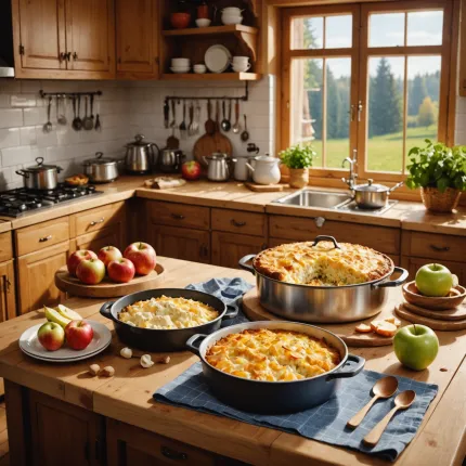 Запеканка творожно-яблочная: идеальный выбор для заботящихся о здоровье и вкусе