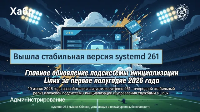 systemd 261 вышел. Облака, установщик и новый уровень безопасности
